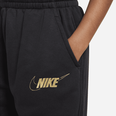 Pants holgados para niña talla grande Nike Sportswear Club Fleece