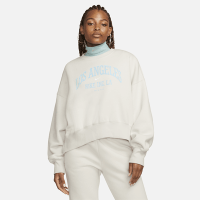 Nike Sportswear Phoenix Fleece Women's Over-Oversized Crew-Neck Graphic Sweatshirt