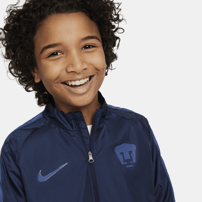 Chamarra de fútbol Nike para niños talla grande Pumas UNAM Repel Academy AWF