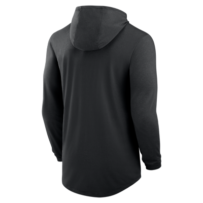 Ohio State Campus Arch Men's Nike Dri-FIT College Long-Sleeve Hooded T-Shirt