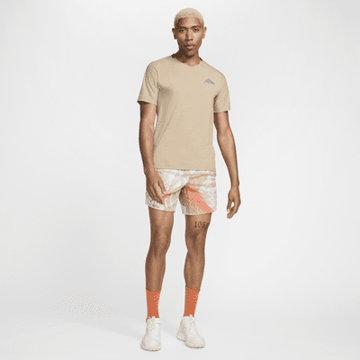 Short de running Dri-FIT avec sous-short intégré 18 cm Nike Trail Stride pour homme