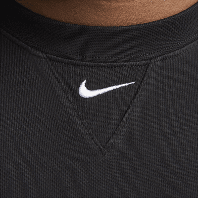 Camisola pesada de manga curta Nike Solo Swoosh para homem