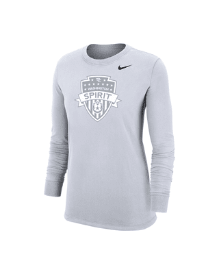 Женская футболка Washington Spirit Nike Soccer Long-Sleeve