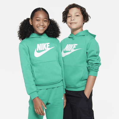 Sudadera con gorro para niños talla grande Nike Sportswear Club Fleece