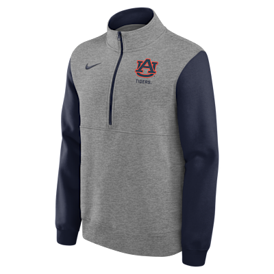 Auburn Club Men's Nike College 1/2-Zip Crew
