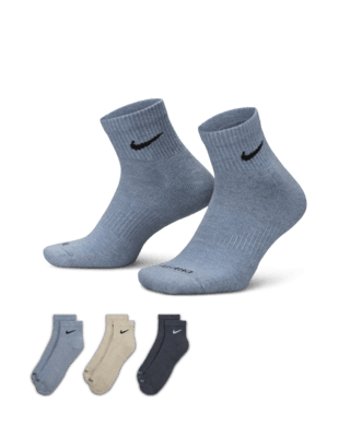 Unisex носки Nike Everyday Plus Cushioned Training Ankle Socks (3 Pairs) для тренировок