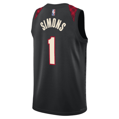 Anfernee Simons Portland Trail Blazers City Edition 2023/24 Men's Nike Dri-FIT NBA Swingman Jersey