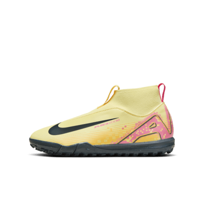 Nike Jr. Mercurial Superfly 10 Academy "Kylian Mbappé" TF High-Top-fodboldsko til større børn