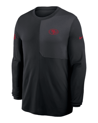 Мужские  San Francisco 49ers Sideline Coach Nike Dri-FIT NFL Long-Sleeve Top