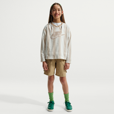 Nike Sportswear Collection Big Kids' Long-Sleeve Mesh Jersey