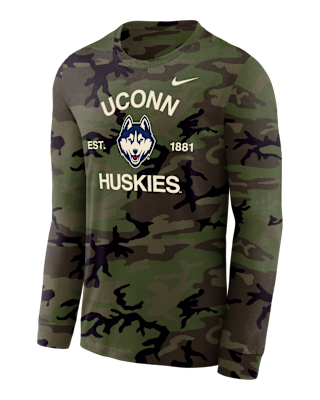 Мужская футболка Connecticut Huskies Legend Nike Dri-FIT Long-Sleeve