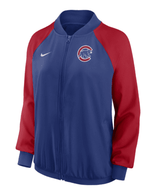 Nike Dri-FIT Primetime Local Touch (MLB Chicago Cubs) Women's 1/2-Zip Jacket