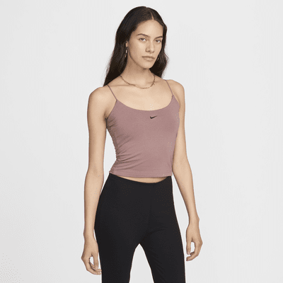 Camiseta de tirantes cami ajustada para mujer Nike Sportswear Chill Knit