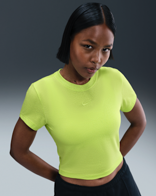 Женская футболка Nike Sportswear Chill Knit Cropped