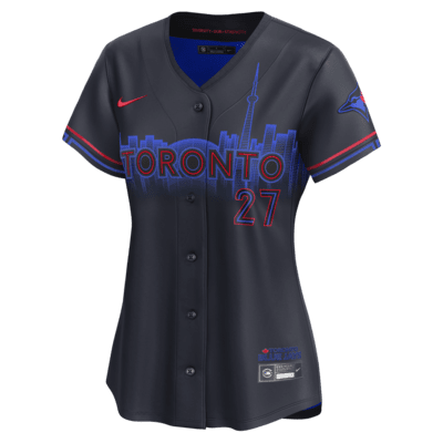 Jersey Nike Dri-FIT ADV de la MLB Limited para mujer Vladimir Guerrero Jr. Toronto Blue Jays City Connect