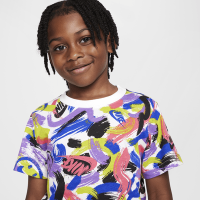 Playera estampada para niños talla pequeña Nike "Express Yourself"