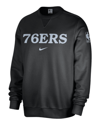 Мужской свитшот Philadelphia 76ers Standard Issue Nike Dri-FIT NBA Crew-Neck