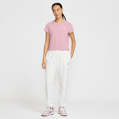 ナイキ スポーツウェア クラブ ウィメンズ ショートスリーブ クロップド　グラフィック Tシャツ