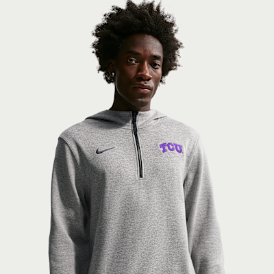 TCU Horned Flogs Nike NCAA Men's Basketball Coaches' Pullover Hoodie