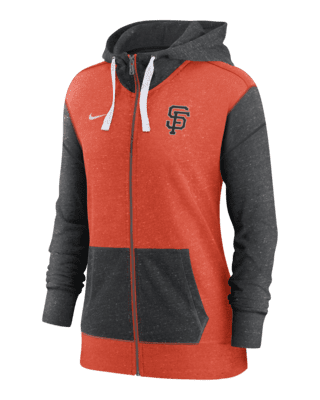 San Francisco Giants Nike Women's Gym Vintage Team Full-Zip Hoodie