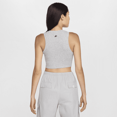 Nike Sportswear Chill Knit Women's Cropped Mini-Rib Tank Top