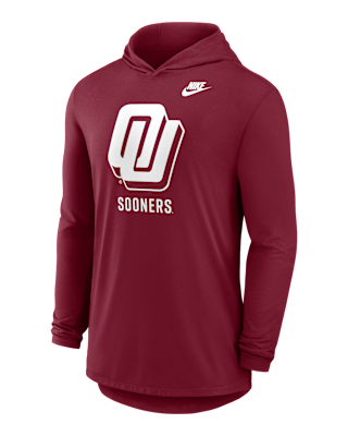 Мужская футболка Oklahoma Legacy Nike Dri-FIT College Long-Sleeve Hooded