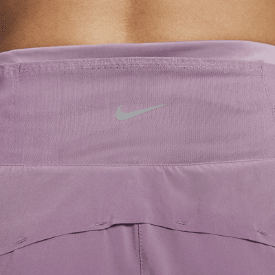 Shorts de running con ropa interior integrada de 8 cm de tiro alto para mujer Nike Dri-FIT