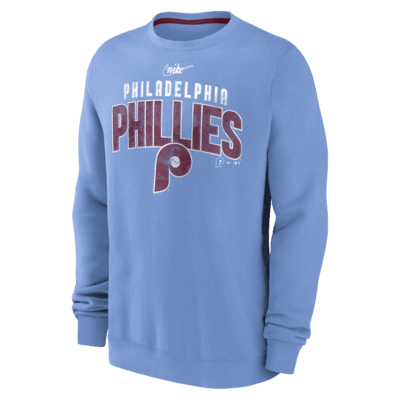 Nike Cooperstown Team (MLB Philadelphia Phillies) Men's Pullover Crew.