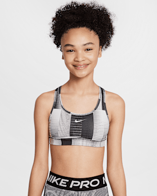 Детские  Nike Pro Big Kids' (Girls') Dri-FIT Reversible Sports Bra