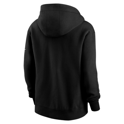 Sudadera con gorro Nike de la NFL de cierre completo para mujer Las Vegas Raiders Phoenix Rewind