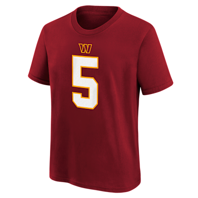 Jayden Daniels Washington Commanders Big Kids' Short-Sleeve T-Shirt from Nike - $35