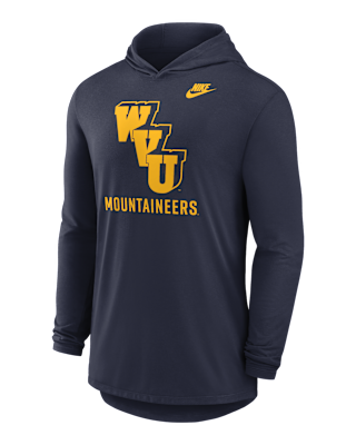 Мужская футболка West Virginia Legacy Nike Dri-FIT College Long-Sleeve Hooded