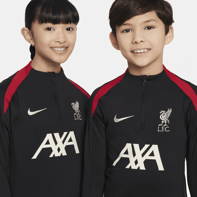 Liverpool FC Strike Nike Dri-FIT Fußball-Drill-Oberteil für ältere Kinder