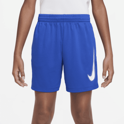 Shorts de entrenamiento con gráfico Dri-FIT para niño talla grande Nike Multi