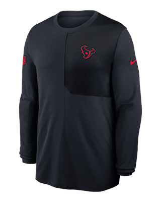 Мужские  Houston Texans Sideline Coach Nike Dri-FIT NFL Long-Sleeve Top