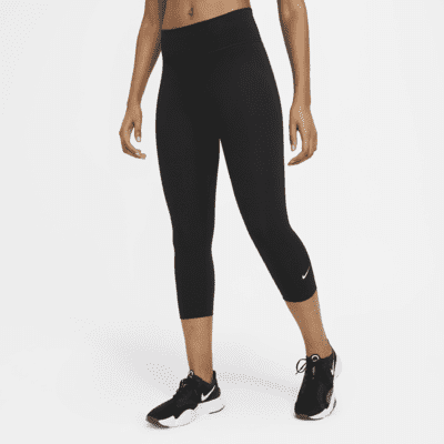 Nike One-capri-leggings med mellemhøj talje til kvinder