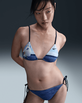 Женские  Nike Swim Sailboat Triangle Bikini Top