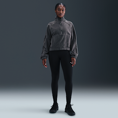 Camiseta Therma-FIT de medio cierre para mujer Nike One