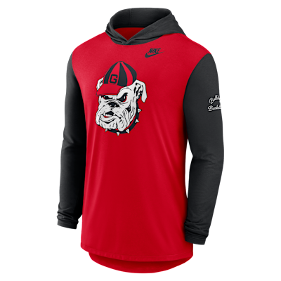 Georgia Campus Legacy Men's Nike Dri-FIT College Long-Sleeve Hooded T-Shirt