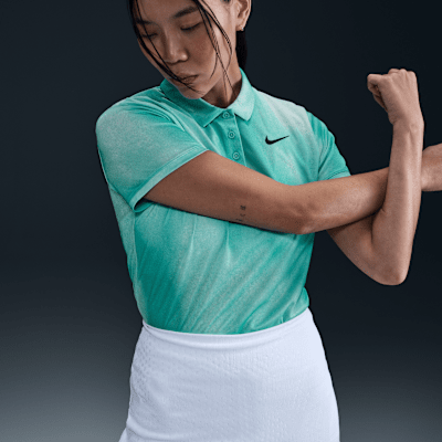 Nike Victory Women's Dri-FIT Short-Sleeve Printed Golf Polo