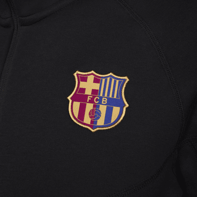 Sweat à capuche et zip Nike Football FC Barcelona Tech Fleece Windrunner pour homme