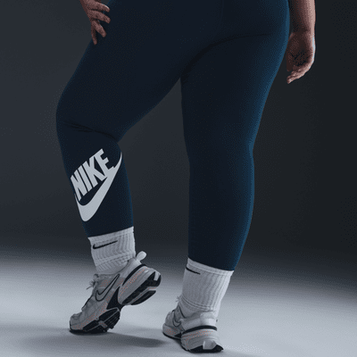 Leggings con gráfico de tiro alto para mujer (talla grande) Nike Sportswear Classics