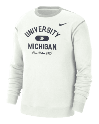 Мужские  Michigan Nike College Crew-Neck Top