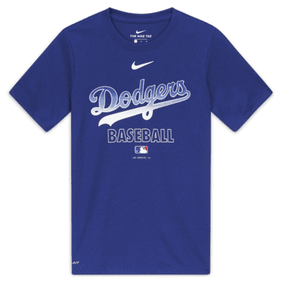 Playera para niño talla grande Nike Practice (MLB Dodgers). Nike.com