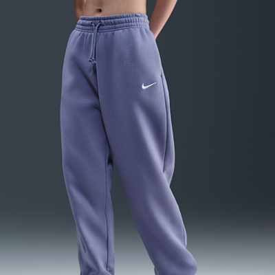 Sweatpants Nike Sportswear Phoenix Fleece i oversize-modell med hög midja för kvinnor