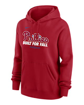 Женское худи Philadelphia Phillies 2025 Postseason Authentic Collection Nike MLB Pullover Hoodie