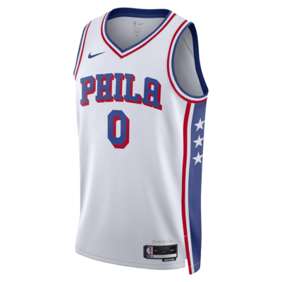 Tyrese Maxey Philadelphia 76ers 2023/24 Association Edition Men's Nike Dri-FIT NBA Swingman Jersey