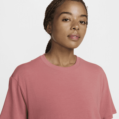 Top a manica corta Dri-FIT Nike One Relaxed – Donna