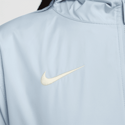 Chamarra de fútbol Nike de tejido Woven con gorro para mujer de la selección nacional de fútbol masculino de Estados Unidos Essential Repel