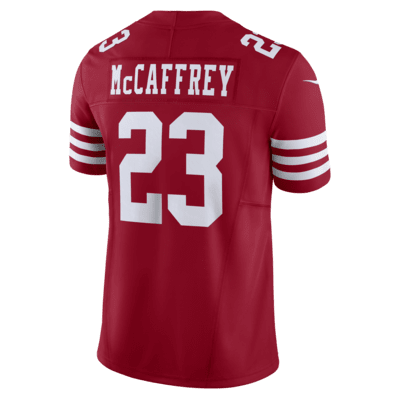 Jersey de fútbol americano Nike Dri-FIT de la NFL Limited para hombre Christian McCaffrey San Francisco 49ers